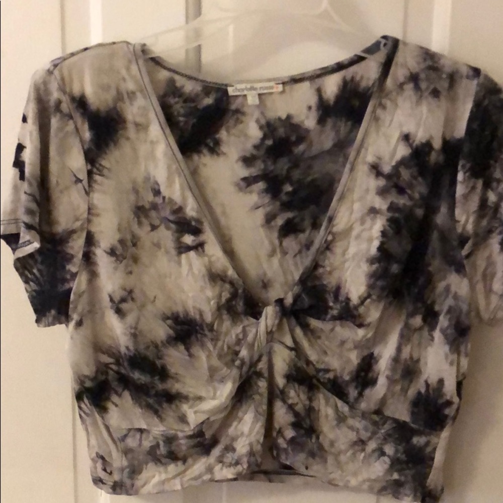 Soft tie dye crop top